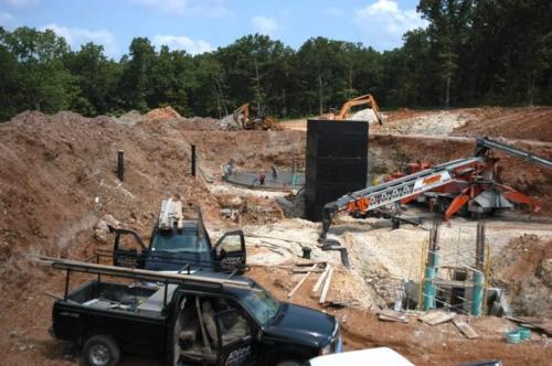 Construction of Sewer Plant