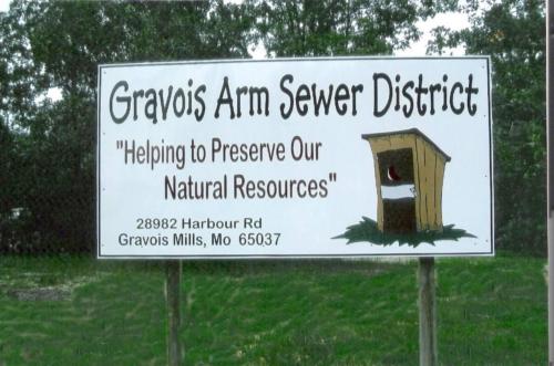 Gravois Sewer Sign